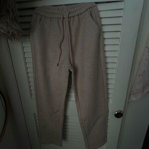 Structured Tan Pants